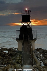 Battery Point lighthouse, Portishead, UK taken with Nikon... by David Stephens 